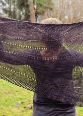 Line Break Shawl by Veera Valimaki