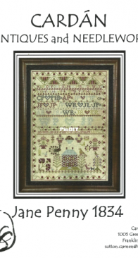 Cardan Antiques & Needlework - Jane Penny 1834 by Carmen Sutton