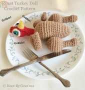 Jessica Schleicher - knotbygranma - Roast Turkey Doll - free
