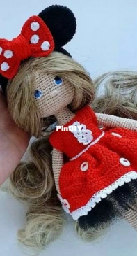 Vishnevaya Masterskaya - Valentina Vishnevskaya -  Frame Doll Minnie Mouse