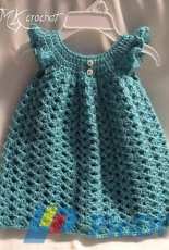 TMK Crochet Designs- Jennifer Lynas -  Newborn Dress