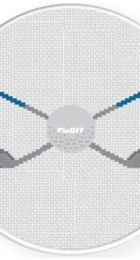 Daily Cross Stitch - Golf Ball And Clubs