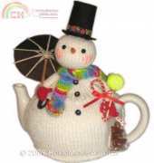 HandMadeAwards-Snowman with Umbrella Tea Cosy by Loly Fuertes