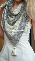 Briana K Designs - Briana A Kepner - Hawthorne Tonal Crochet Shawl - FREE