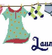 Washing Day by Jacqui Pearce from Cross Stitcher 237 PCS