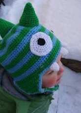 FizzPopBang - Rachel Mackin - Crochet Dinosaur hat - Free