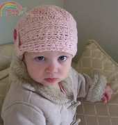 Holland Designs - Lisa van Klaveren - Knit-Look Crocheted Cloche Baby & Adult