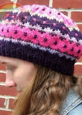 Central Park Carousel Beret by Michele DuNaier