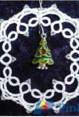 Tatting - Charmed Christmas Decoration 2012 by Jennifer Williams - Free