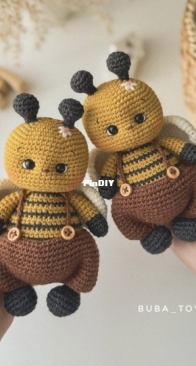 Cute Pattern By Ya - Buba toys - Volikova Lyubov - Воликова Любовь - Little Bee Zhu - Пчеленок Жу - Russian