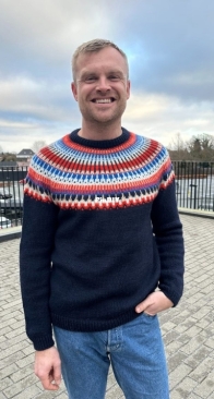 Celeste sweater man - PetiteKnit - English or Norwegian
