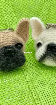 Hugles - Mira / Iryna Tyler - French Bulldog Keychain