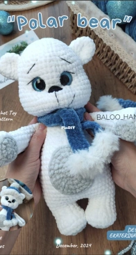 Baloo hand / Alice Shop Toys - Ekaterina Zueva - Polar bear