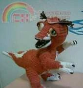Amigurumi Artist - Gudrun Kulich - Phantasie T- Rex Baby