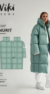 Viki Sews  - Nurit Coat - English