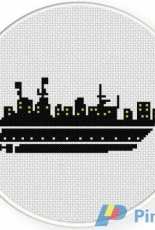 Daily Cross Stitch - Boat