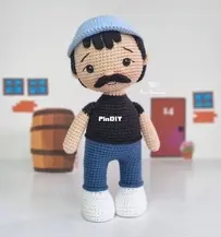 Ateliê Três Bonecas - Amigurumis by Patricia - Patricia Esteves Rodrigues  - Seu Madruga - Portuguese