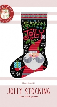 Jolly Stocking by Durene Jones DJXS2461 XSD