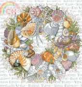 Janlynn 023-0359 Seashell Wreath