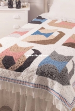Annies Attic - AC0152 - Martha Brooks Stein - Pick of the Litter Afghan