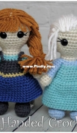 Left Handed Crocheter - Jennifer Adams - Sisters