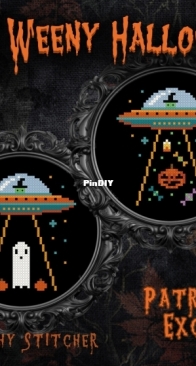 The Witchy Stitcher - Teeny Weeny Halloweeny Series Pt. 4 - Abrac-abducted! by Meg Black