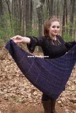 Fallen Tresses Shawl by Victoria Myers