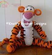 The Knotty Hooker Designs- Tigger Inspired Amigurumi