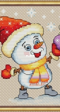 Snowman by Ekaterina Lukasheva