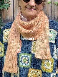 Shaped Scarf by Sally Melville-Free