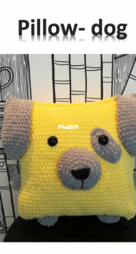 Toys by Hvatik - Ekaterina Khvatikova - Pillow dog
