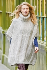 ROWAN-Duskiness Poncho by Martin Storey-Free