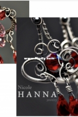 Wire Wrapped Bead Dangles - Nicole Hanna