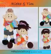 Haekelgetier - Motley Crochet Crew - Sandra Hawlik - Rieke and Tim - German