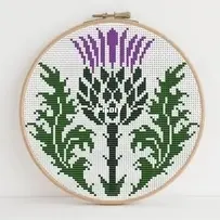 Irene Crafts - Thistle - National Flower of Scotland by Iryna/ Irene Stegnii