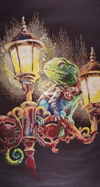 Steampunk Iguana
