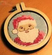 Winter Wonderland Mini Brooch - From Cross Stitcher 285-2014