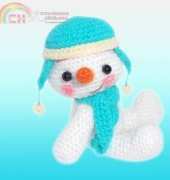 Crochet with Style - Toni Marie - Peppermint Snowman