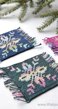 Lilla Björn Crochet - Tatsiana Kupryianchyk - Blanket Coaster