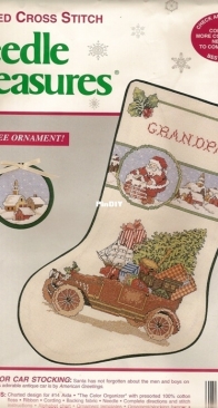 Needle Treasures 02888 - Holiday Motor Car Stocking XSD