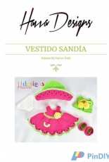 Havva Designs - Havva Unlu - Watermelon Dress - Spanish