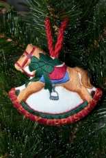 Sunset "Rocking Horse ornament"