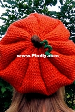 Frog Shmog Patterns - Ellen Aria - Slouchy Pumpkin Beret