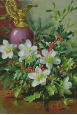 I Love CrossStitch ILCS AW-003 - Christmas Roses