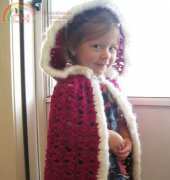 Cirsium Crochet -  Fairytale Hooded  Cape