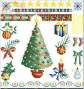 Christmas Sampler from Anchor Intermezzo - Collection of Motifs 2 XSD and PCS