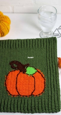 Winding Road Crochet - Lindsey Dale - Ribbed Crochet Placemat - Free