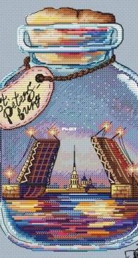 St. Petersburg - Cities in a Bottle by Alexandra Kulakova