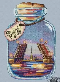 St. Petersburg - Cities in a Bottle by Alexandra Kulakova