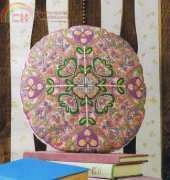 Kaleidoscope of Colours - Round Cushion by Durene Jones from Cross Stitch Gold 104 XSD